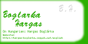 boglarka hargas business card